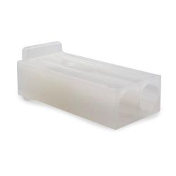 Female .093" Pin & Socket Receptacle Housing, 2 Circuits, 1x2